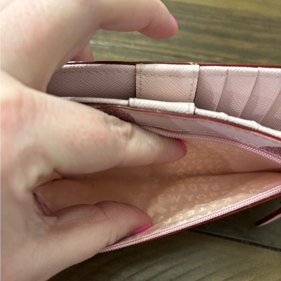 Kate Spade Haven Lane Stacy Bifold Wallet with Glitter Polka Dots - Picture 7 of 9